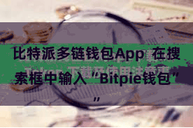 比特派多链钱包App 在搜索框中输入“Bitpie钱包”