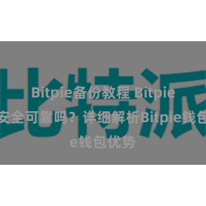 Bitpie备份教程 Bitpie钱包安全可靠吗？详细解析Bitpie钱包优势