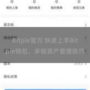 Bitpie官方 快速上手Bitpie钱包，多链资产管理技巧