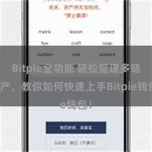 Bitpie全功能 轻松管理多链资产，教你如何快速上手Bitpie钱包！