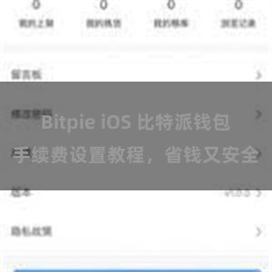 Bitpie iOS 比特派钱包手续费设置教程，省钱又安全