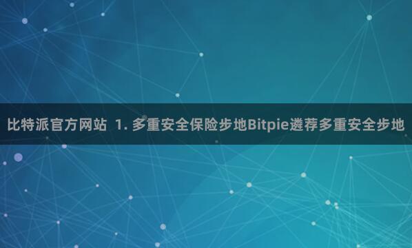 比特派官方网站  1. 多重安全保险步地Bitpie遴荐多重安全步地
